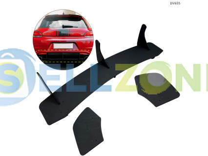 Διαχύτης ρύθμισης για πίσω προφυλακτήρα VW Scirocco R 2008-2017 – DV655